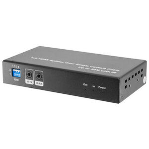 HDMI 2 Port Extender Over Cat 5E/6  with 2 Receivers & IR Extender