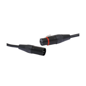 3 Pin Male XLR to Female XLR Microphone Cable - 3M