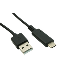 USB 2.0 Type C to A plug 1m cable