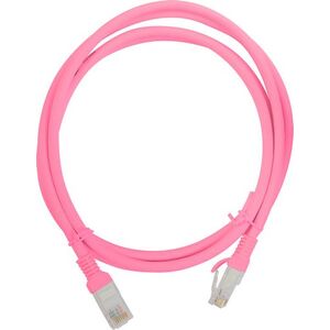 0.25m CAT 5e UTP Patch Cable - Pink