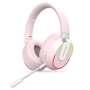 Bluetooth 5.1 Foldable Over-Ear Headset - Pink
