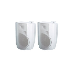 6.5" 30W 2 Way White Active Speaker Pair