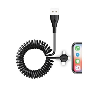 3-IN-1 Coiled Charging Cable