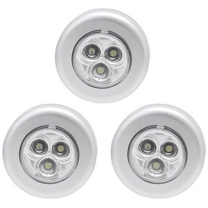 LED Push Lights - 3 Pack