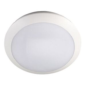 16W Warm White Intelligent LED 300mm Oyster Light w/ Battery Backup