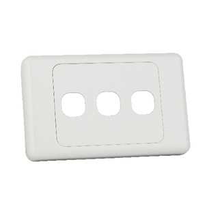 CLIPSAL® Compatible 3 Gang Wall Plate 