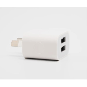 2 x 5V 2.1A USB Port Wall Charger White