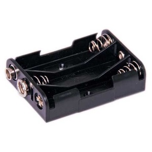 3 x AAA Battery Holder with Battery Snap Terminal