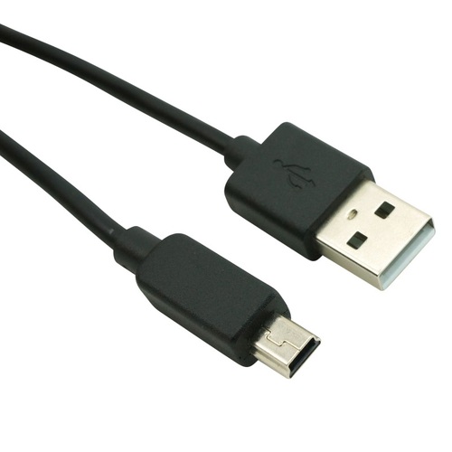 USB 2.0 A Plug to USB Mini B 1.8m