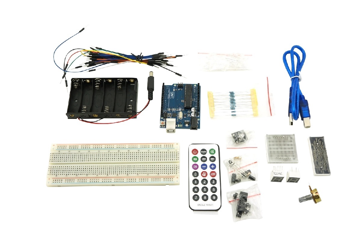  Official Arduino Starter Kit [K000007] (English Projects Book)  - 12 DIY Projects with All Necessary Electronic Components and Instructions  - origianl kit by Arduino from Italy : Electronics