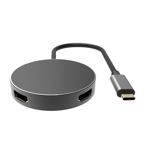 USB-C Plug to 2 x HDMI Socket Multi-Stream Converter