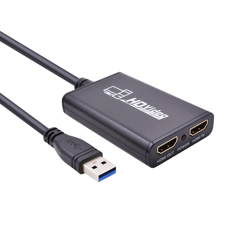 HDMI to USB 3.0 Recorder Video Capture w/ Mic