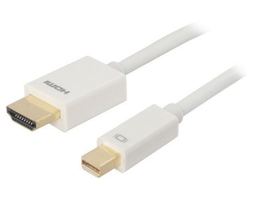 Mini Display Port Plug to HDMI Plug Cable 1080p - 2m