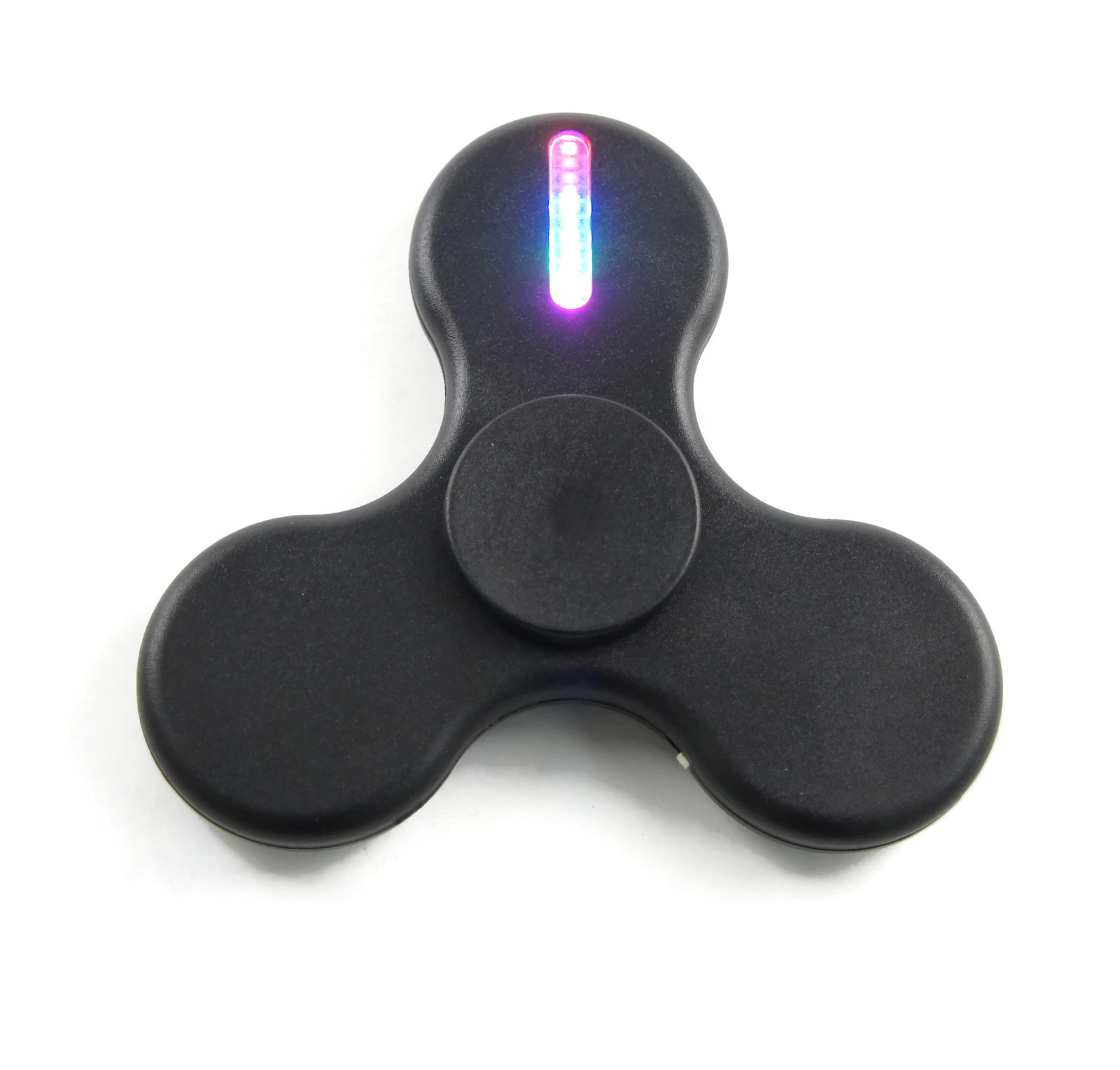 Achetez le hand spinner LED noir avec des lettres noirs