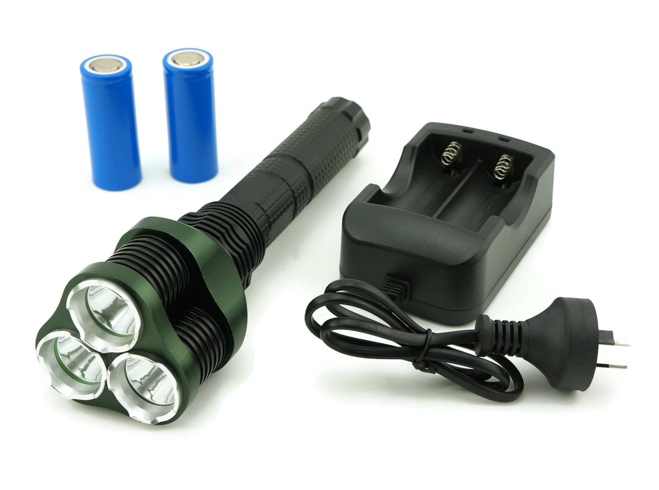 Rechargeable 3 x CREE XML LED Torch