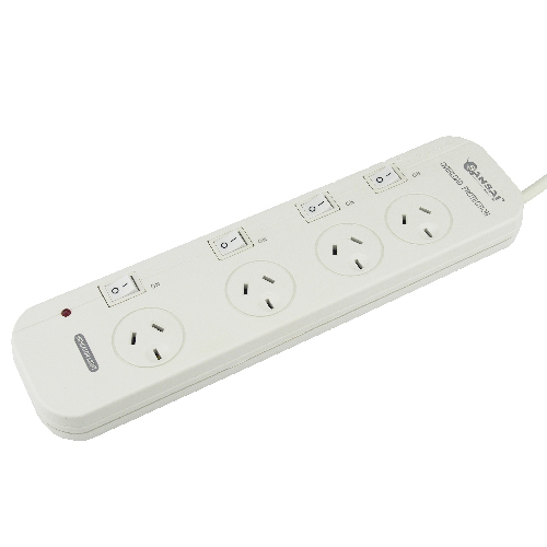 4 Outlet Individual Switch Power Board