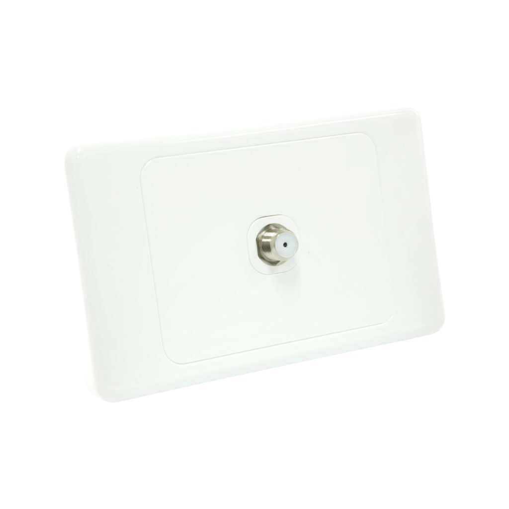 Wall Plate with F Type Pay TV Socket