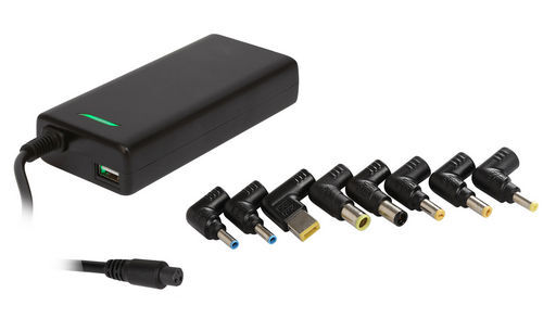 90W Universal Laptop Charger with 10 Interchangeable Tips