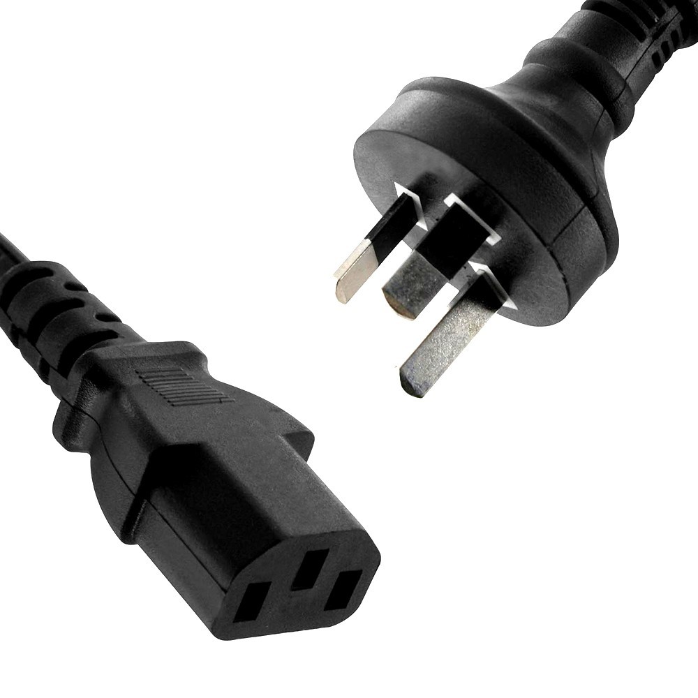 1.8m IEC Power Cable Female Socket to 240V Mains Plug