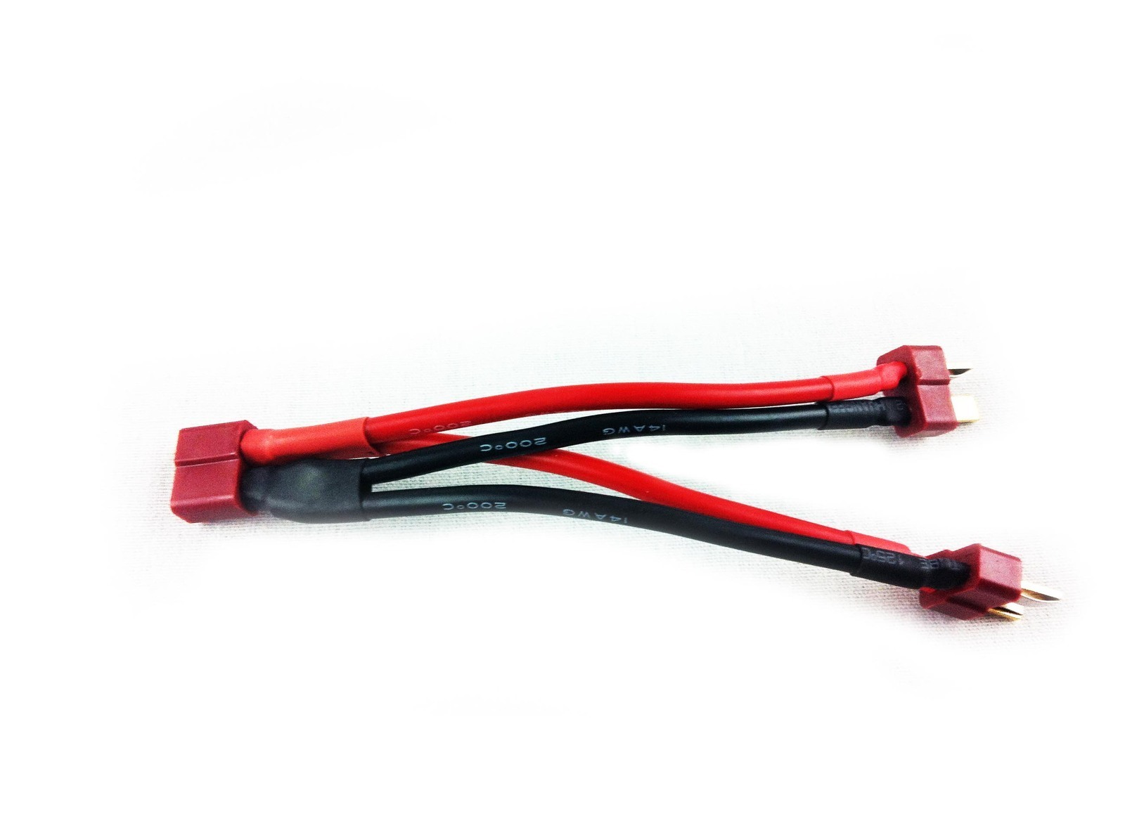 Deans 2S Battery Harnesses For 2 Packs in Parallel