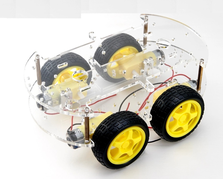 Arduino 4 Wheel Drive Motor Chassis Kit