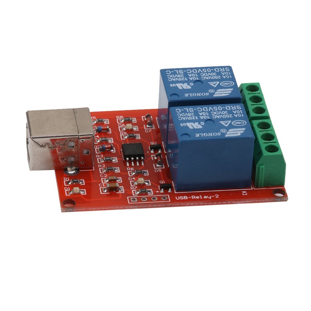 Arduino 2 Channel USB Controlled 5V Relay Module