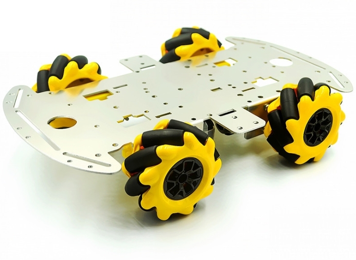 4 Wheel Drive Mecanum Wheels Chassis Kit for Arduino Projects