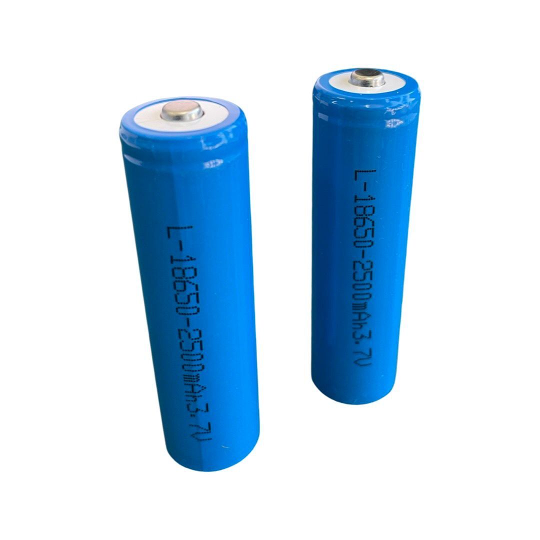 Pack of 2 Rechargeable Li-ion 18650 Battery 3.7V 2500mAh