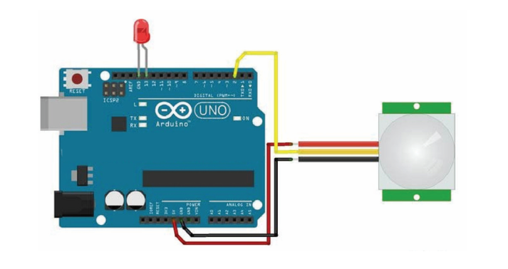 PIR Motion Sensor Arduino Project