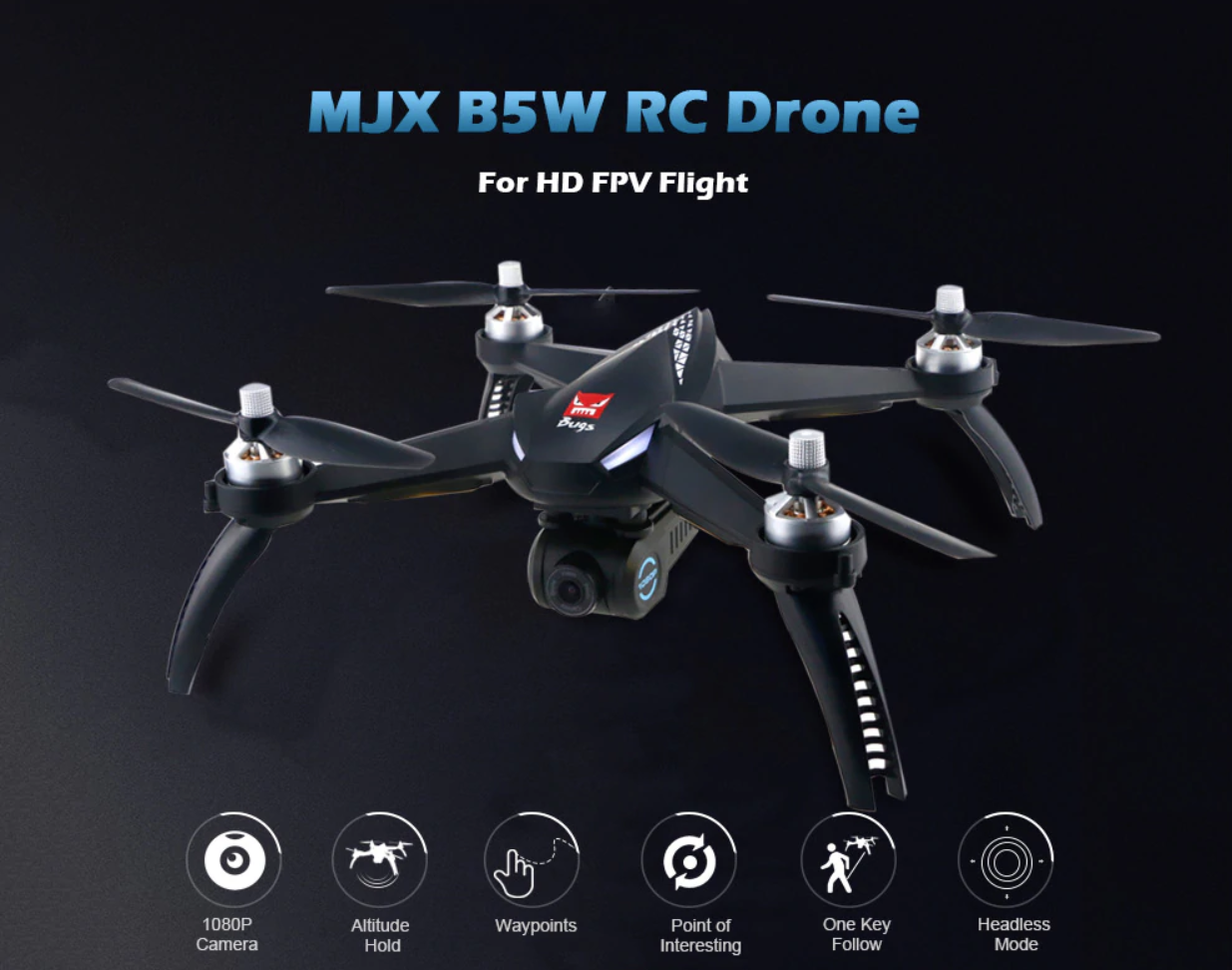 MJX Bugs 5W GPS Drone with Wifi FPV