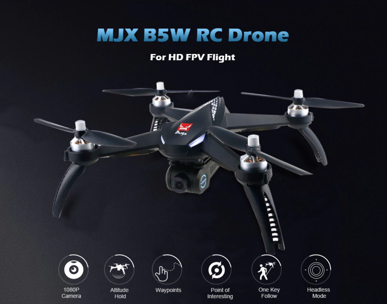 mjx bugs 5w gps drone
