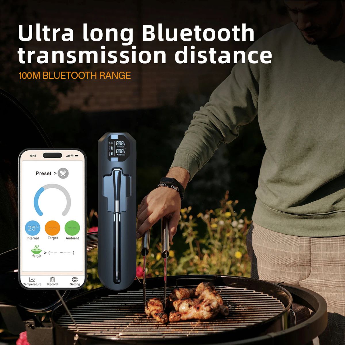 Smart bluetooth Meat thermometer
