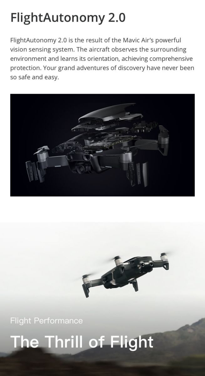 DJI Mavic Air 4K Drone Flame Red Fly More Combo