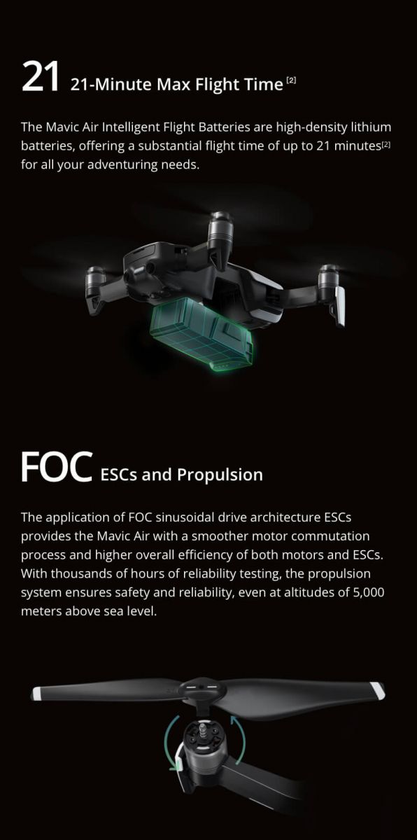 DJI Mavic Air 4K Drone Flame Red Fly More Combo