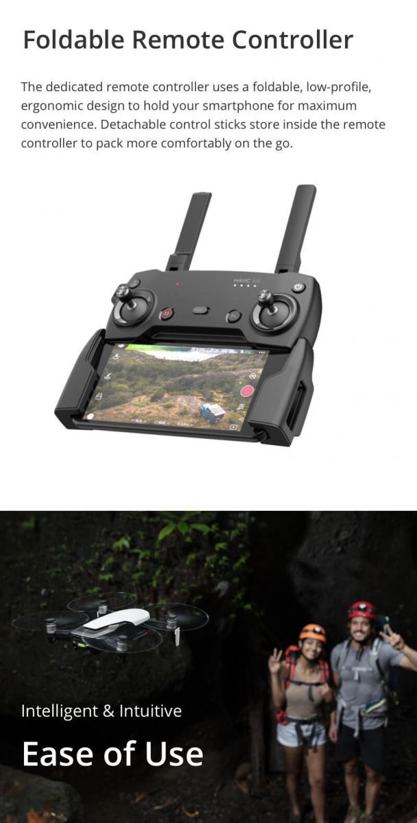 DJI Mavic Air 4K Drone Flame Red Fly More Combo