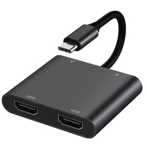USB Type C to Dual HDMI 4K Adapter