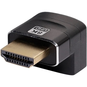 8K HDMI Right Angle Down Male To Female Adapter