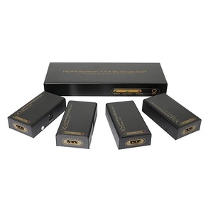 HDMI 4 Port Extender Over Cat 5E/6  with 4 Receivers