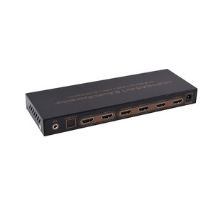 4 port HDMI 2.0 HDR Switcher with Audio Extractor 
