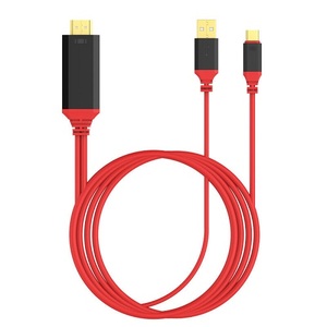 USB-C Plug to HDMI Converter with USB Cable 1.8m