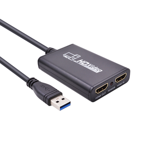 HDMI to USB 3.0 Recorder Video Capture w/ Microphone Input