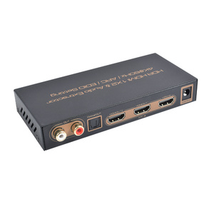 2 port HDMI 2.0 HDR Splitter with Audio Extractor
