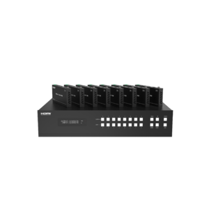 HDMI 2.0 18GBPS 8 Input 8 HDBaseT Matrix Switcher Extender w/ ARC