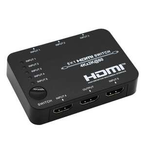 5 Port HDMI 2.0 18GBPS AV Switcher