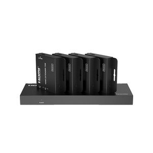 HDMI 4 Port Extender Over Cat 6  with 4 Receivers & EDID Management