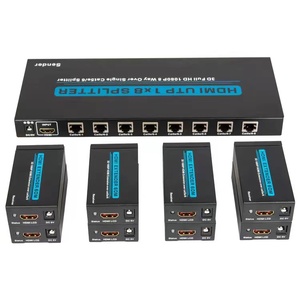 HDMI 8 Port Extender Over Cat 5E/6  with 8 Receivers