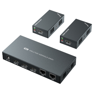HDMI 2 Port Extender Over Cat 5E/6  with 2 Receivers