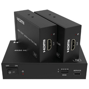4K 18GBPS HDMI 2.0 2 Way Splitter Extender via CAT6