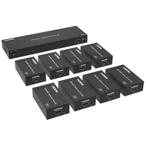 4K 18GBPS HDMI 2.0 8 Way Splitter Extender via CAT6