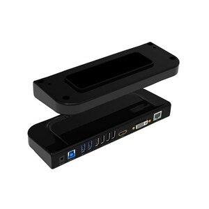 11 in 1 USB C Hub w/ HDMI, DVI, RJ45, Audio, Mic & USB Ports